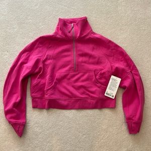BNWT Lululemon Scuba Oversized sweatshirt sonic pink